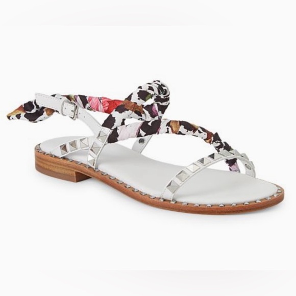 Ash Multicolor Floral Studded Sandals - Picture 1 of 12